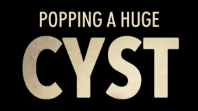 Popping a cyst | Supriya Tomar MD